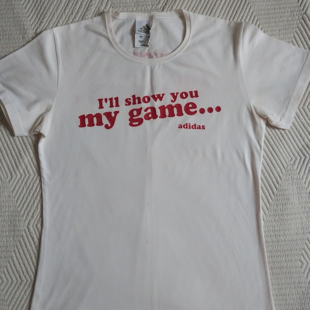 ADIDAS t shirt.